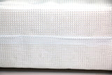 Picture of the seam on an Econo Clear Detention Mattress Cover